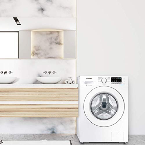 Image of Samsung 8 kg Inverter Fully-Automatic Front Loading Washing Machine Appliance (WW80J4243MW /TL, White, Inbuilt Heater, Eco Bubble)