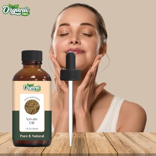 Image of Organic Zing Ajwain Oil 30 ml (1.01 fl oz) - Bold Spiced Aromatic Oil for Soap Making, Candles & DIY Blends