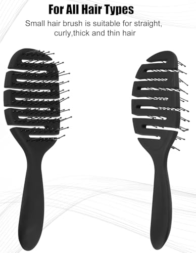 Image of Hair Detangler Brush - Wet or Dry Hair Detangling Brush and Comb For Curly, Wavy Hair - Pain Free, Ergonomic Handle - For Kids and Adults, 1 Pc, Multi.