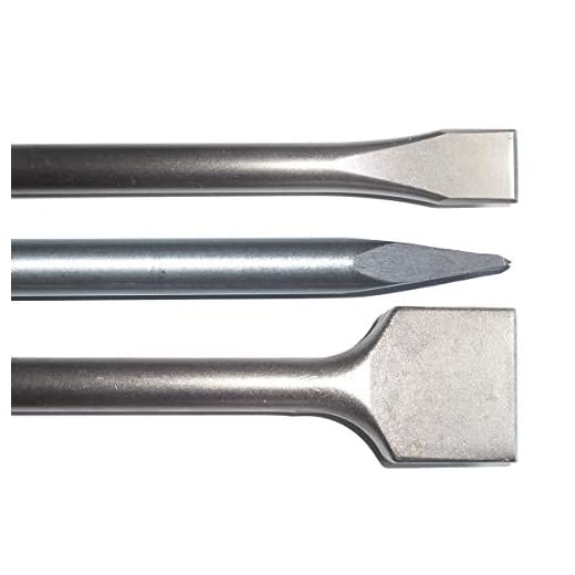 SDS MAX mejselset mejsel 600 mm lång spetsmätning spatmejsel 25 x 600 mm och 50 x 600 mm