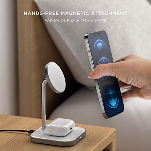 Satechi Aluminum 2-in-1 MagSafe Charging Stand for iPhone & AirPods — view 5