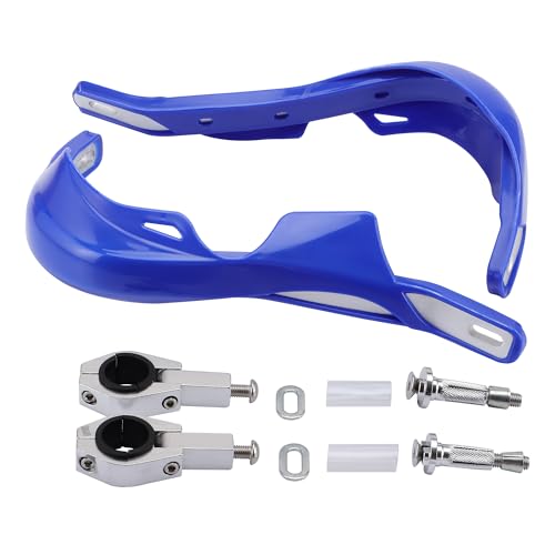 GOOFIT reemplazo paramanos Moto Enduro 28mm Universal Aluminio Acerbis Motocross Protecciones reemplazo para Pit Bike ATV Quad Scooter Offroad Ciclomotor Azul