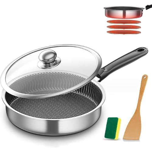 AKILER�X�e�����X�t���C�p���h�C�c��3mm����IH�K�X�n���Q���ł��h�~�n�j�J���f�U�C���ƒ�p�Ɩ��p�ψ���M�������Ȃ������w���g�p���ϋv�� (28cm)