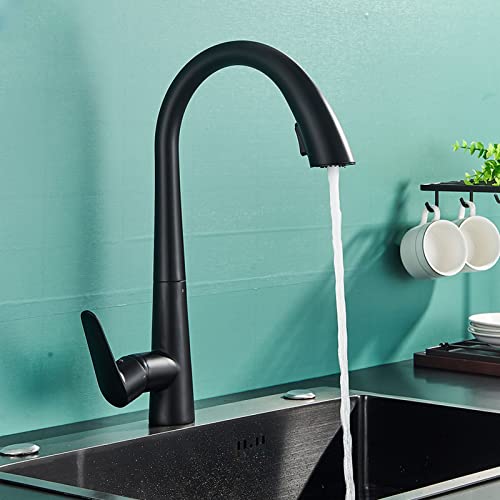 Robinet de cuisine rabattable inox pour évier devant fenêtre basculante