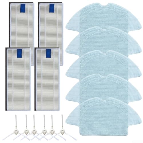 Side Brush Filter Mop Cloth Kit,Vacuum Replacement Part For BObsweep For Bob PetHair Appetite For Efficient Cleaning,Vacuum Cleaner Essential Components