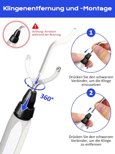 Esoes Entgrater 3D Druck, 3D Drucker Werkzeug 21 Stück mit Handentgrater, 12 Ersatzteilen, 5 Feilen, Seitenschneider, Schleifstab und Schleifblock