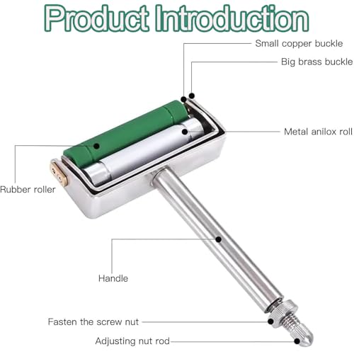 Anilox manuel 70 mm avec pression réglable pour vos encres - 5