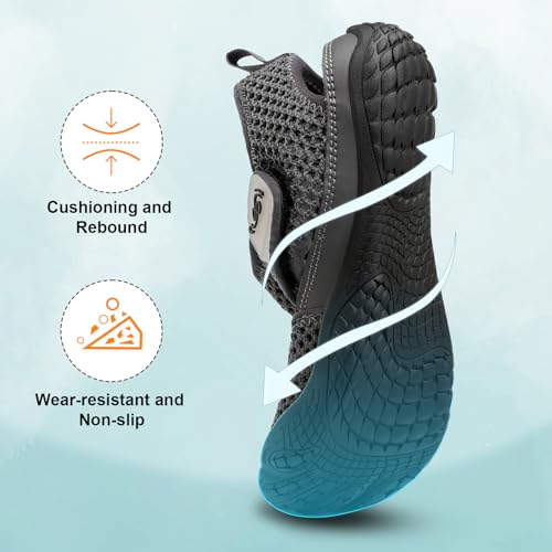 Women Men Water Shoes Quick Dry Breathable Aqua Shoe for Summer Pool Swimming Beach Diving Walking3