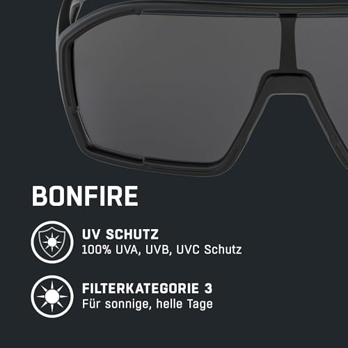 ALPINA BONFIRE MIDNIGHT-GREY MATT Sportbrille, black matt, One Size – Ansicht 2