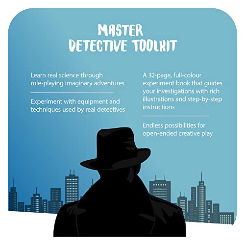 Thames & Kosmos - Master Detective Toolkit - Educational Science Kit - Learn To Collect and Analyse Forensic Evidences - Fun for Kids, Ages 8+ - 630912