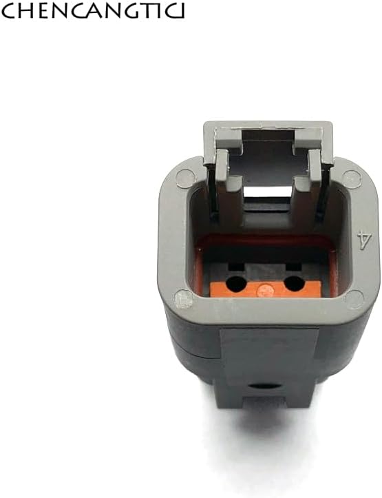 1 Set 2 Pin Deutsch DTP Series Waterproof Automotive Connector Electrical Wire Plug Male Female Socket DTP04-2P DTP06-2S - (Color: Follow me cheaper, Package: 10 Sets)