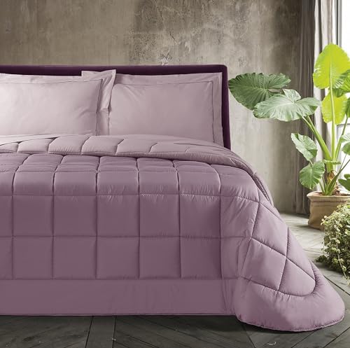 MON AMOUR - Trapunta articolo Procida variante Rosa/Rosa antico misura Matrimoniale