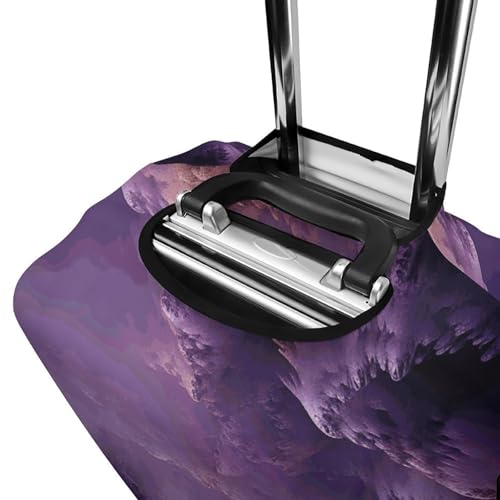 Housse de protection pour valise violette M bagage extensible - 5