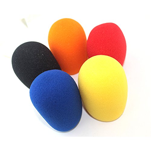 Weymic 5pc 5 Color Microphone Windscreen Sponge Foam Cover Shield Protection - Thumbnail 3