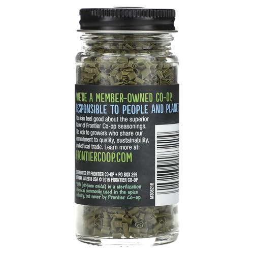 Frontier Co-op Chive Rings, 0.14 Ounce Bottle, Chopped & Sifted, Freeze Dried for Max Flavor in Soups, Salads and Dressings - Thumbnail 2