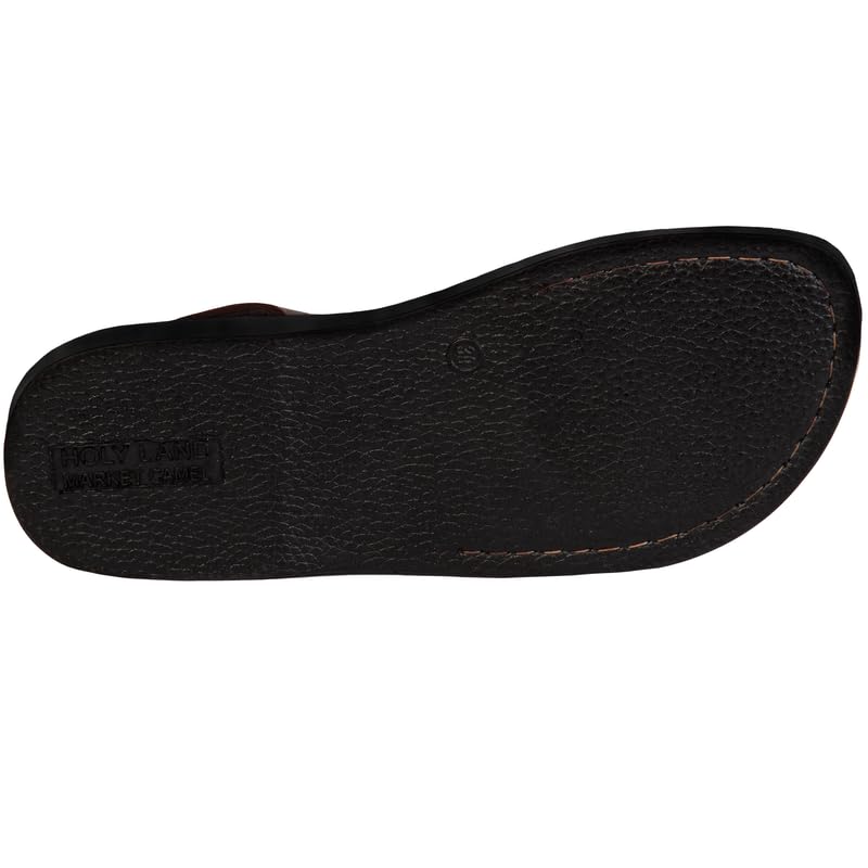 Men/Women Biblical Jesus Leather Sandals/Slides from Jerusalem (Blessed Mother Mary Style)4