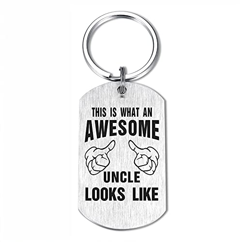 Best Uncle Gifts, Awesome Uncle Keychain, Best Uncle Ever, Appreciation Uncle Birthday Christmas Gifts #TOP8