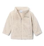 Columbia Youth Infant Fire Side Sherpa Full Zip Fleece Jacket, Dark Stone, 12/18