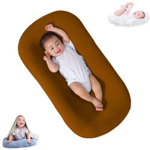 Image of Saanerueen Baby Lounger, Baby Lounger for Newborn, Infant Loungers for Home and Trave (Blue)