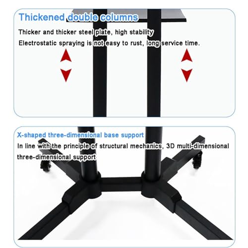 Support mobile vertical pour TV LCD – vue 5