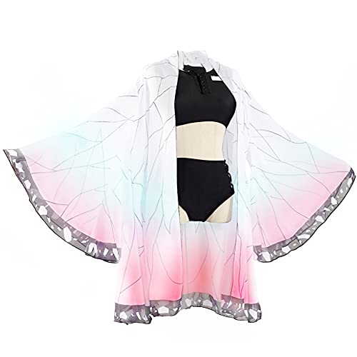 SETHOUS Demon Slayer Badeanzug Anime Bikini Shinobu Bademode für Frauen