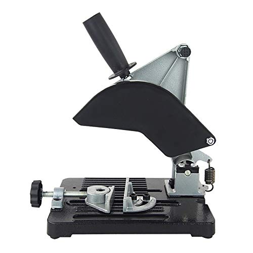 JORDAR Angle Grinder Stand with Heavy Cast Iron Base, 4 inch (Medium, Silver and Black)