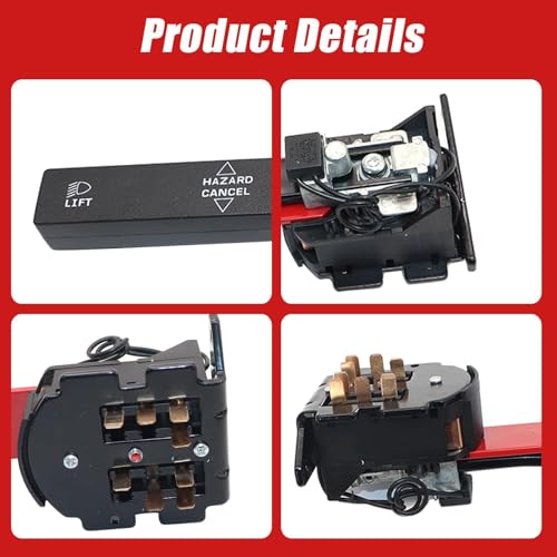Image of SecosAutoparts Turn Signal Switch Headlamp Switch Compatible with Kenworth W900 T600 T2000 Trucks # 01481383 577.59014 57759014