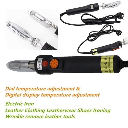 Éliminer les plis du cuir avec le mini fer 150W réglable - 6
