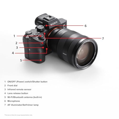 Image of Sony Alpha ILCE-7M3M with All new Lens FE 28-70mm F3.5-5.6 OSS II | Full-Frame Hybrid Camera 24.2MP Interchangeable-Lens Mirrorless Camera|4K HDR Video Recording - Black