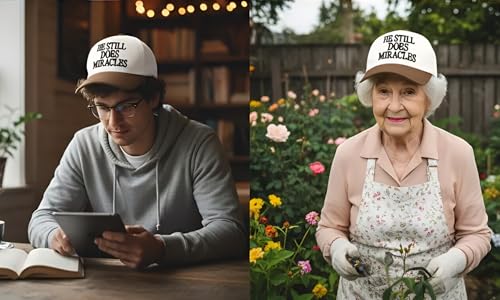 Image of Two-Toned Embroidered Lettering Dad Hat Original Classic Vintage Low Profile Baseball Cap Adjustable Plain Snapback