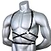 Men's Body Chest Harness Belt, Waist Chest Harness Bondage Strap Belt with PU Leather Suspenders Cosplay costume for gay people Nightclub Party Club in Clubwear Bar Masquerade BDSM Fetish Clothes