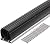 20FT Garage Door Bottom Rubber Seal - Universal Weatherproof Sealing with Pre-drilled Aluminum Track Kit,Additional Rubber Inside