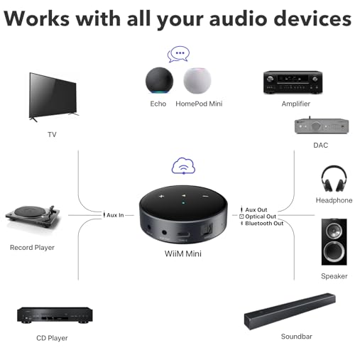 WiiM Mini AirPlay 2 Wireless Audio Streamer