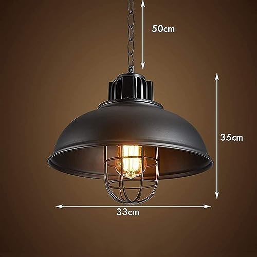 Luminaire suspendu vintage réglable avec cache-pot intégré