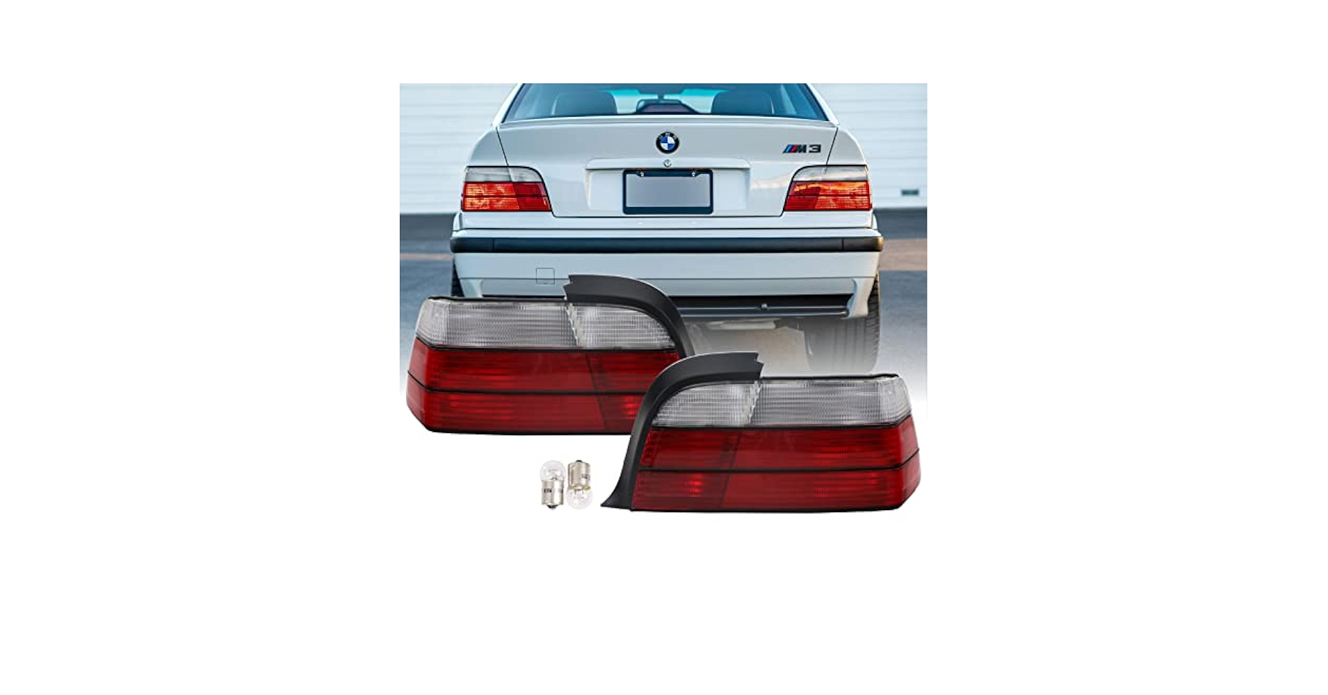 BMW E36 テールランプ　クーペ用　新品同様 BMW E36 2ドア クーペ用 テールランプ 左右セット 3シリーズ