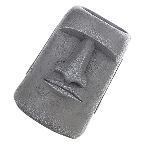 LOORGVEL Succulent Planter Pots Tank Ornaments Large Tiki Plant Body Vase Animal Garden Ornaments Pond Fish Tank Plants Nice Statue Aquarium Decorations Float Face Pots Figurine Resin -  G21PE41170M8F2