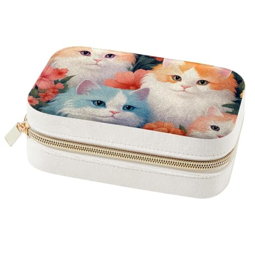 Boîte à bijoux chat de voyage pour ranger vos bagues