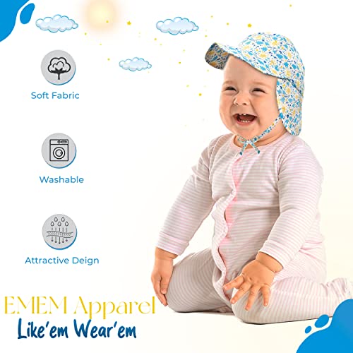 Baby Sun Hat UPF 50+ Protection Adjustable Infant Summer Beach Flap Hats Breathable Toddler Swim Pool Play Sunhat Wide Brim4