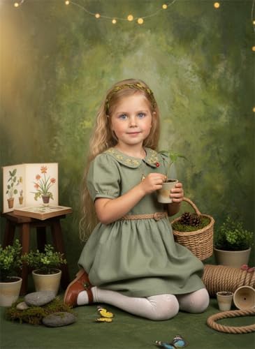 Fond de studio photo vert dégradé Kate 2,5x3m pour portrait rétro - 2