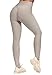 FITTOO Leggings Push Up Mujer Mallas Pantalones Deportivos Alta Cintura Elásticos Yoga Fitness #2 Gris Claro Chica