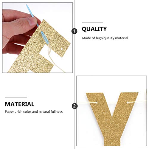 KESYOO 2Pcs 2021 Banner Glitter Banner de Festa de Feliz Ano Novo Pendurado Guirlanda de Estamenha D