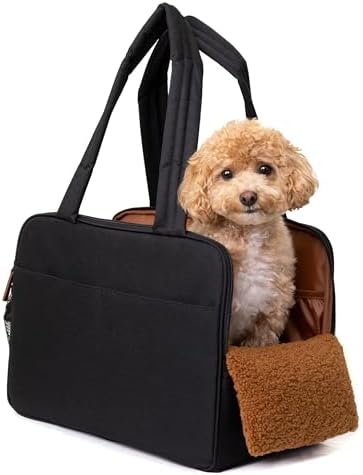 Black Dog Purse Carrier for Small Dogs