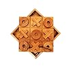BSIRI Wooden Tic Tac Toe Game Brain Teaser Puzzles for Adults and Unique Gifts for Kids Coffee Table Decor Living Room Decor Modern Wood Decor Classic Board Games for Family 55 Inch