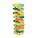 Janod 60 Piece Unique Wooden Building Kit with Notched Blocks - Ages 4+ - J08300