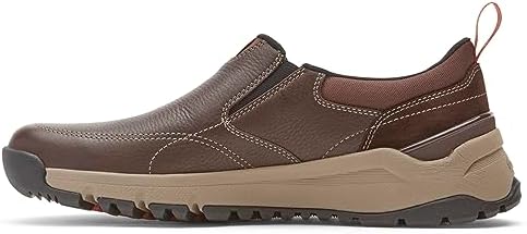 Dunham Men's Glastonbury Slip On Sneaker, Brown Leather/Suede, 12 X-Wide | Image 4