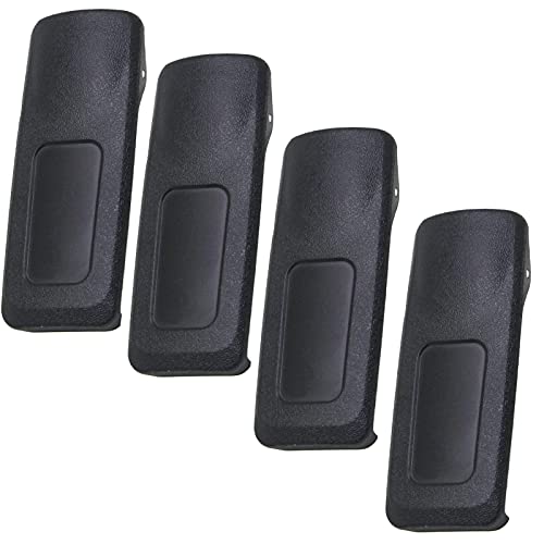 4Pack PMLN4651 Belt Clip Compatible for Motorola Radio XPR3300 XPR3300e XPR3500 XPR3500e XPR7550 XPR7550e XPR7350 XPR7350e XPR7580 XPR7580e XPR7380 XPR7380e DP4400 DP4600 DP4800 APX4000