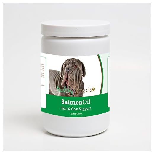 Healthy Breeds Neapolitan Mastiff Salmon Oil Soft Chews 120 Count