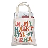 TOBGBE Funny Hair Dresser Gift In My Hairstylist Era Shopping Bag Graduation Appreciation Gifts for Hairstylist Cosmetician (Hairstylist Era)