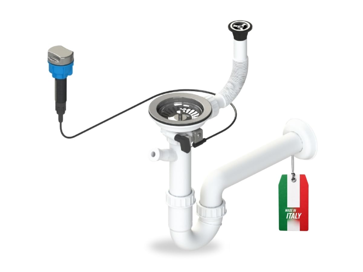Siphon automatique italien GRANMASTER 1 compartiment avec panier passoire 1 1/2