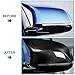 Fancemot Real Carbon Fiber Mirror Covers Compatible with BMW F85 X5M F86 X6M 2015-2019, Side Door Rearview Mirror Caps